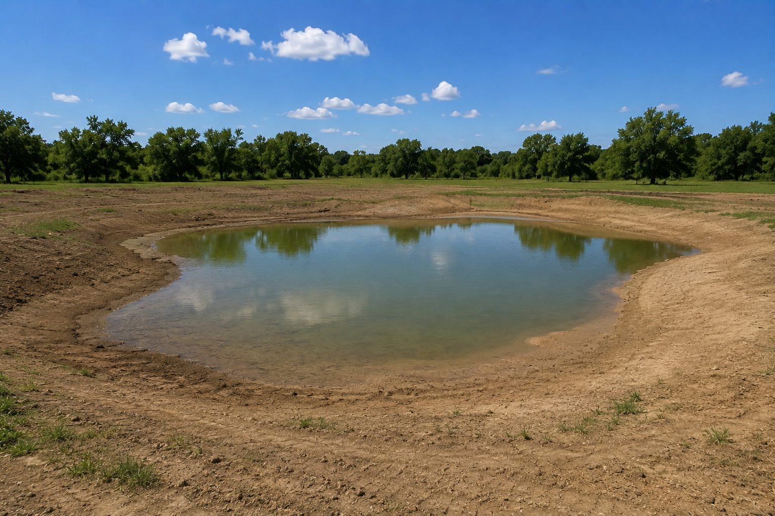 Pond Construction Bixby Pond Construction